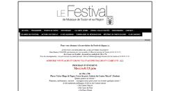 Desktop Screenshot of festivalmusiquetoulon.com